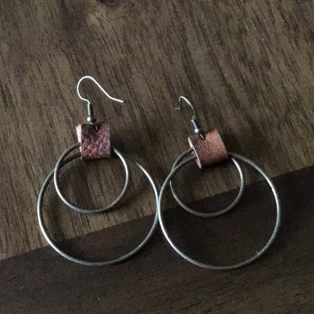 Hoop earrings.  New